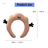 Cartoon Funny Headband for Girls Soft Fabric Adjustable Size Headpieces Party Headwear for Parties and Cosplay