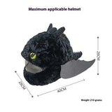 Festival Cartoon Hat Cap Motorcycle Helmet Cover Innovative Bicycle Helmet Cover Outdoor Fun Personalized Christmas Demon Devil