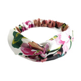 Fashion Headband Non Slip Bohemian Women Headwrap Vintage Cross Elastic Turban Headwear Print Yoga Hair Band Wide Hairband