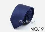 Men Solid Classic Ties Formal Striped Business 6cm Slim Necktie for Wedding Tie Skinny Groom Cravat