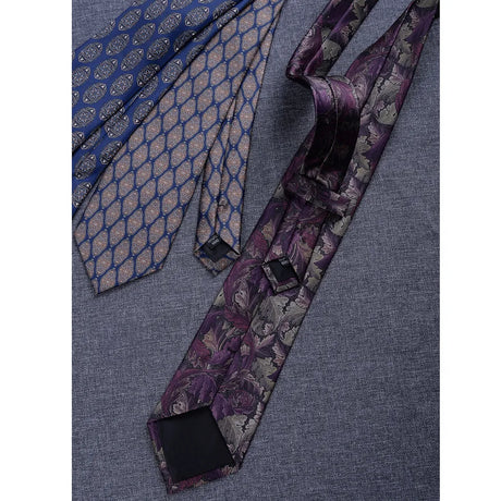 Fashion 8CM Wdith Brown Neckties Vintage Retro Flower Printed Ties For Adult Mens Casual Daily Neckwear Wedding Party Cravate