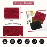 Twisted Wide Headbands for Women Extra Large Turban Workout Headband Fashion Yoga Hair Bands Boho Twisted Thick Hair Accessories