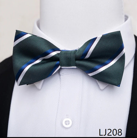 Fashion Brand Brand Silk Bow Tie Dark Blue Man Dot Wedding Accessories lover's day Fit Formal Party