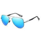 0 -0.5 -0.75 To -6 Night Vision Lens Oval Prescription Sunglasses Men Polarized Metal Driving Anti-Glare Nearsighted Sun Glasses