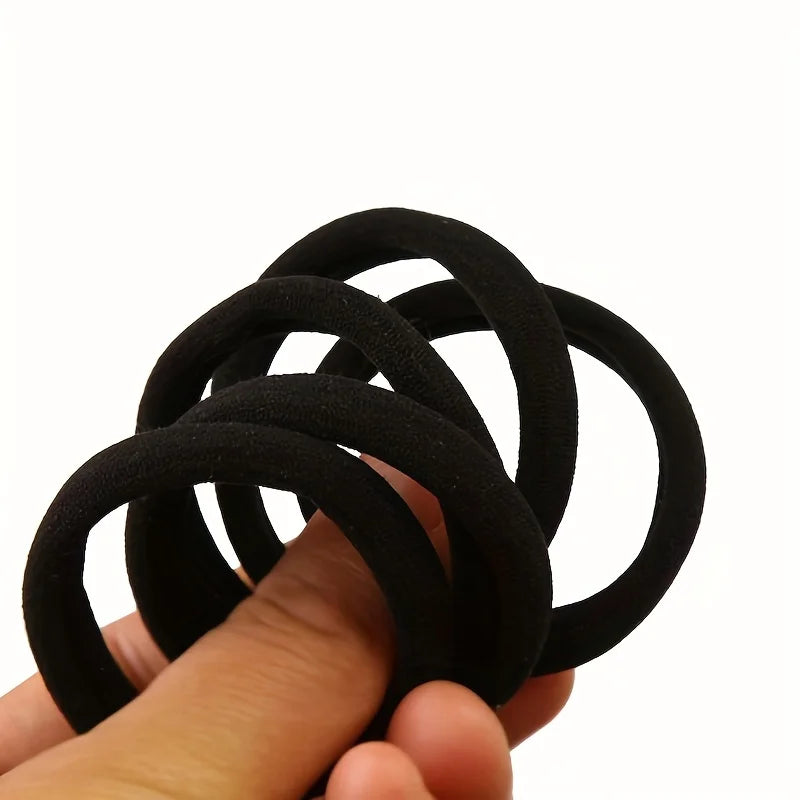 Elastic towel headband Korean version headband seamless rubber band tied hair for adults and women, simple accessories