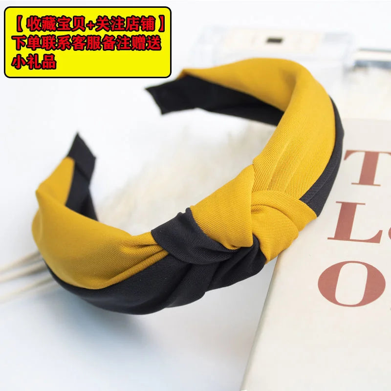 New Flower Headbands For Women Hair Hoop Knot Turban Headband Elastic Hairband Hair Accessories for Girls No Slip Stay