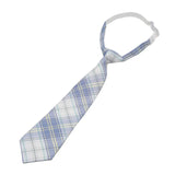 Lazy JK Ties Women Plaid Slim Cute Necktie Plaid Uniform School Student Neckties for Boy Girl Japanese Cosplay Neckwear