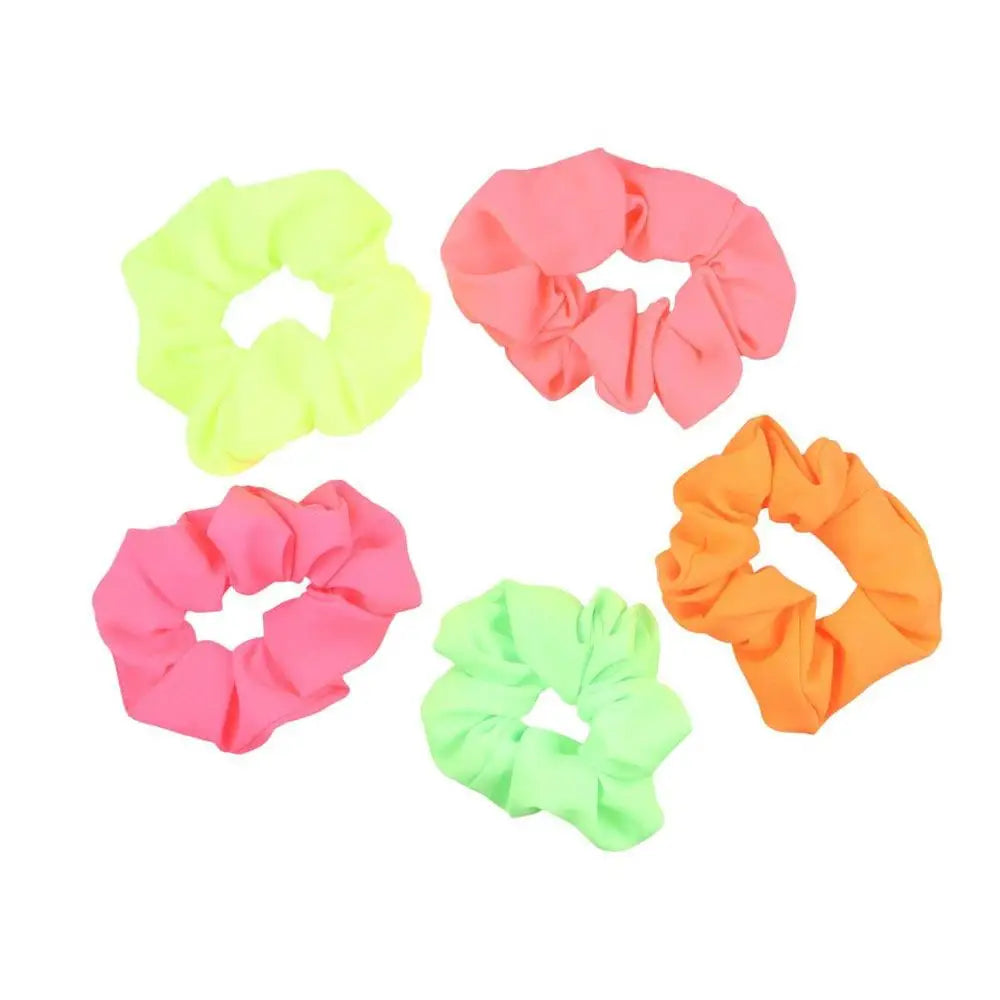 Elastic Neon Colour Scrunch Hair Ties Hair Accessories Headwear Hair Rope