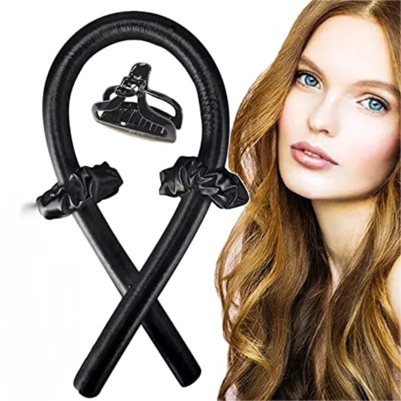 Heatless Curling Iron Headband Non-Perming And Non-Damaging Hair Comfortable To Wear A Set Of 4 Pieces Sleep Curling Tools