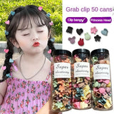 Colorful Candy Clasp Clip Mini Small Princess Head Broken Hair Clip Summer Forehead Bangs Side Clip Broken Hair Headpiece.