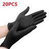 Black Nitrile Disposable Gloves 20/100PCS Latex & Powder Free Non-Sterile Cleaning Gloves for Cooking Household Mechanic Tattoo