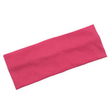 New Solid Knitted Headband for Women Girls Autumn Winter Sport Yoga Sweat Uptake Headwear Elastic Hairbands Hair Accessories