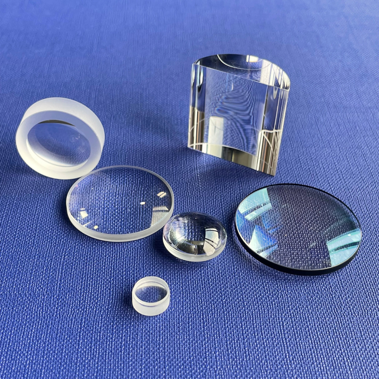 Glued Lens Diameter 12mm Focal Length 50mm Achromatic Optical Glass Lenses D12F50 Blue Coating Achromatic Lens Cemented Lens