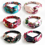 European and American silk elastic elastic cross headband, stylish, simple and versatile headband for parents and children