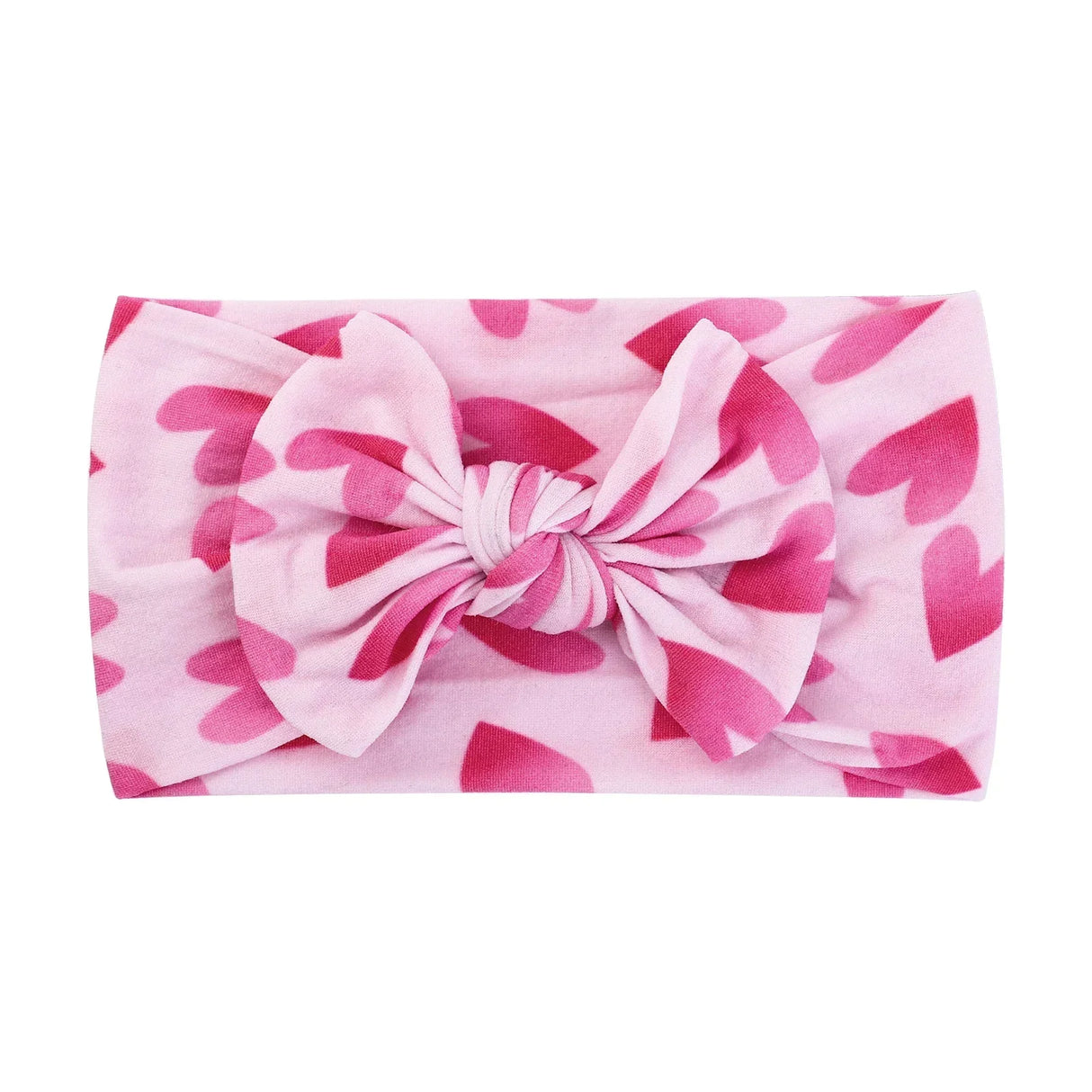 1Pc Baby Nylon Headscarf Astique Suitable Newborn Girl Flower Handmade Headband Elastic Hairband Turban Toddler Hair Accessories