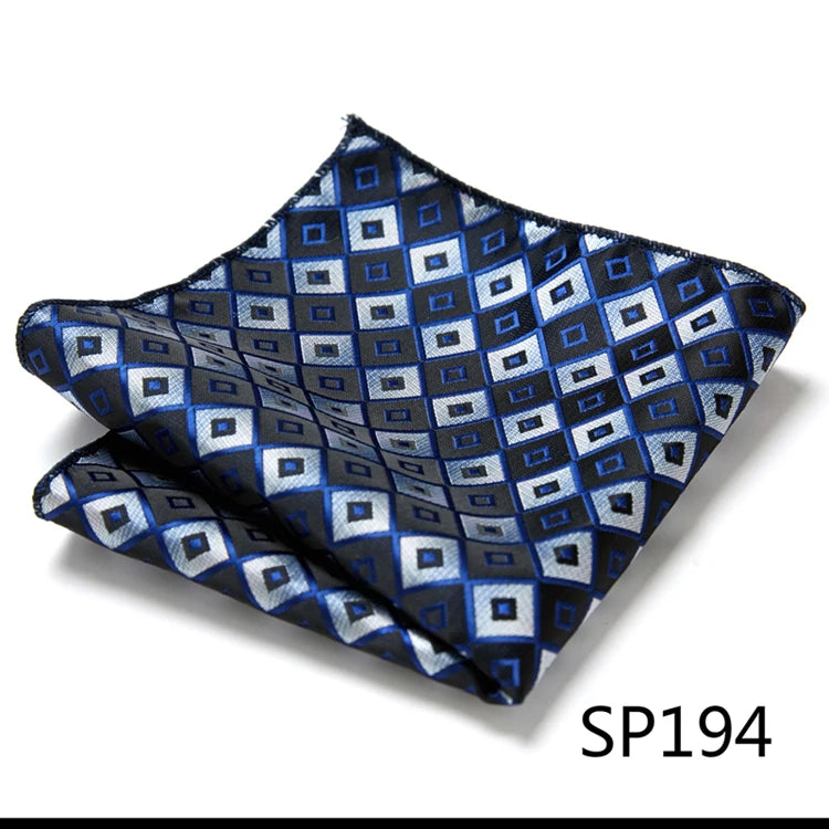 Pocket Square Handkerchief Nice Handmade Woven 100% Silk Hanky Pocket Square Printed  hombre Pink Office Clothing accessories
