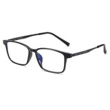 Blue Light Blocking Reading Glasses Men Women Ultralight TR90 Titanium Alloy Optical Frame Eyeglasses Square Eyewear