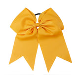 8'' Large Elastic Hair Bows Head Rope Bands Grosgrain Ribbon Hair Ties Boutique Bow Tie For Girls Headwear Hair Accessories