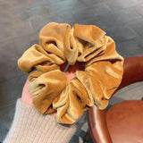 1 Piece Big Size Velvet Scrunchies Girls’ Hair Ties Women Hair Elastics Rubber band hair Accessories Ponytail Holder Hair Rope