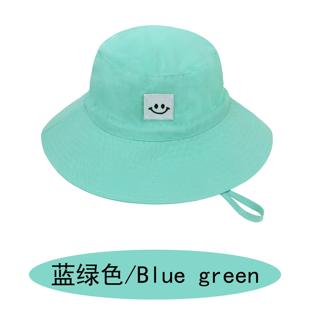 SMILE Baby Sunhat Summer Spring Kids Bucket Hat For Girls Boys Children Big Visor Cotton Sun Cap Beach Travel Panama Hats Caps
