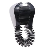 Women Comb Hair Riser Claw Flexible Headwear Black Brown Banana Barrettes Clip Hair Holding Tool Fashion Elastics Hair Comb
