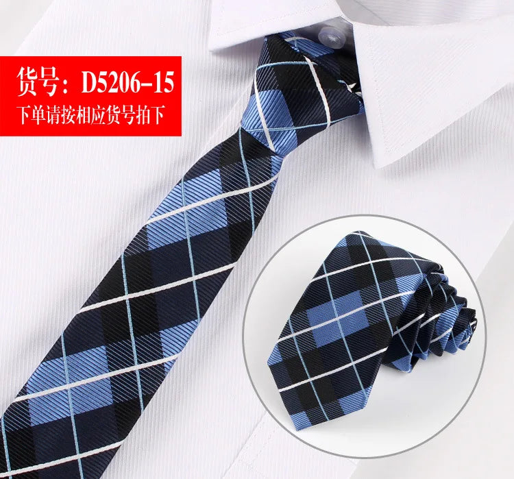 Men ties necktie Men's vestidos business wedding tie Male Dress legame gift gravata England Stripes JACQUARD WOVEN 6cm