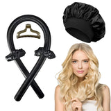 Heatless Curling Rod Headband No Heat Hair Curler Hair Rollers Soft Curlers Lazy Curls Satin Bonnet Night Cap Hair Styling Tools