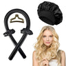 Heatless Curling Rod Headband No Heat Hair Curler Hair Rollers Soft Curlers Lazy Curls Satin Bonnet Night Cap Hair Styling Tools