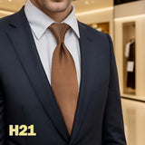 Hot Yellow Brown Men Neckties Classic Suit Formal Dress Wedding School Dropshipping