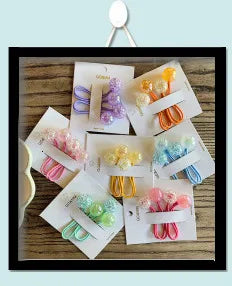 2pcs New Cute Cartoon Christmas Elk Elastic Hair Bands Rubber Hair Rope Tie Girls Hair Scrunchie Ponytail Holder Gum Accessories