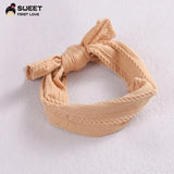 3Pcs/Set Cute Bowknot Baby Headband Turban Soft Elastic Baby Girls Hairband Newborn Hair Band Headdress Kids Hair Accessories