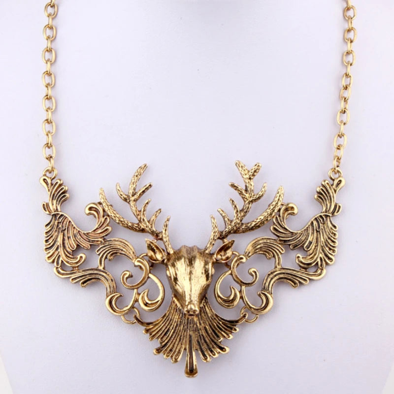 Elk Bow Tie High-end Fashion Women's Necklace Groom Wedding Casual Banquet Accessories Gift Personality Men's Jewelry