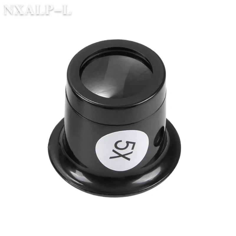 4/Set 3X 5X 10X 15X 20X Eyeglass Magnifier Eye Loupe Lens Portable Eyepiece Process Operation for Watchmaker Watch Repair Tools