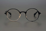 53160 Retro round pure titanium handmade glasses frame men and women irregular high-end optical frames
