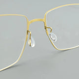 pure Titanium Glasses Frame for Men women 5508 Vintage square Myopia Prescription Eyeglasses Frames 2024 Optical Korean Eyewear