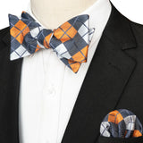 EASTEPIC Striped Bow Tie for Men Hanky Set Plaid Accessory Paisley Neckwear Floral Design Polka Dot Pure Black Evening Party