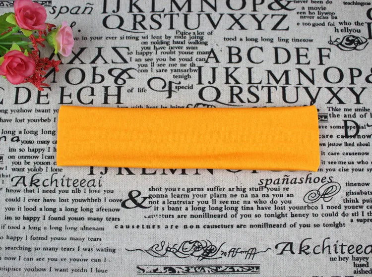 Fashion Sports Headbands for Women Solid Elastic Hair Bands Running Fitness Yoga Hair Bands Stretch Makeup Hair Accessories Hot