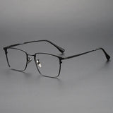 FIRADA Fashion Comfort Glasses Retro Luxury Titanium Square Eyewear Optical Prescription Eyeglasses Frame For Men Women 20363-C