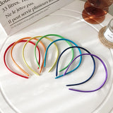 Red Blue Hair Bands Headband For Girls Women Children Hair Band Solid Color Elastic Hair Hoop Band Headpiece Hair Accessories