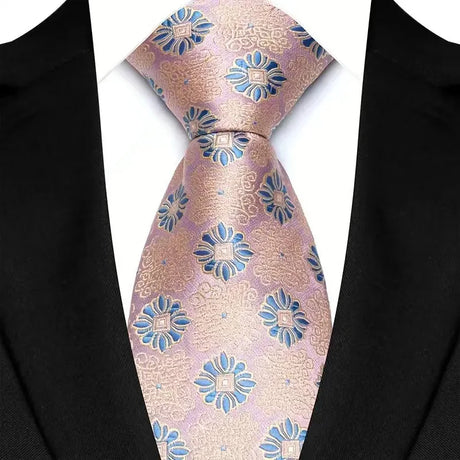 New Men's Classic Plaid Tie Luxury Dot 8cm Jacquard Neck Tie Necktie For Men Business Wedding Party Daily Wear Accessory