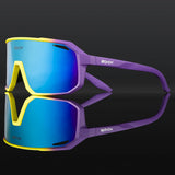 SCVCN New Riding Cycling Sunglasses Outdoor Sports Running Goggles Men's Mtb Bicycle Glasses Women Cycling Eyewear 1 Lens