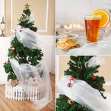 5m*48cm Transparent Crystal Organza Fabric Tulle Roll For Home Gift Packaging Wedding Ceremony Aisle Chair Decoration DIY Crafts