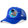 Astro Bot Kids Vintage Mesh Baseball Cap Adult Sun Hat Adjustable Breathable Sun Caps Summer Parents-child Hats Birthday Gifts