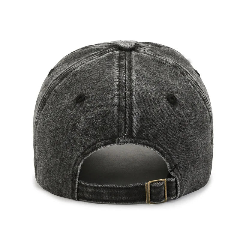 New green baseball cap female street wash letter thorn soft top embroidered duck hat male spring summer visor hat