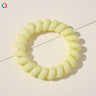 High Elasticity Telephone Coil Hairbands Women Spiral Hair Ties Girls Hair Rings Rope Solid Color Hair Accessories Gum Scrunchy