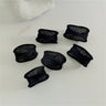 6Pcs/Set High Ponytail Holder Hair Ring Ribbons Thick Ties Cuff Nylon Elastics for Women Hair Rope Headwear Hair Tie Accessories
