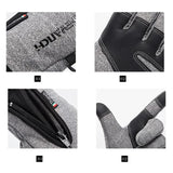 Outdoor Winter Gloves For Men Waterproof Thermal Fleece Lined Resistant Touch Screen Non-slip Motorbike Riding Mountaineering