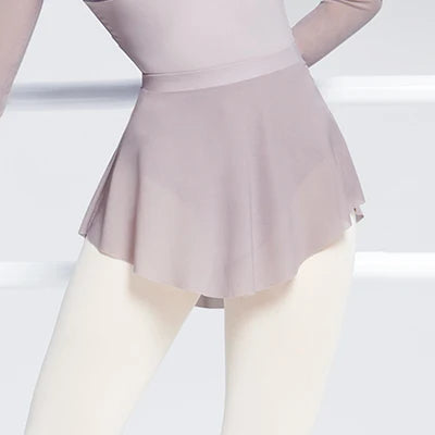 Women Ballet Skirts Dance Short Skirts High Slit Skirt Ballerina Adult Teen Ballet Dancing Dress Soft Mesh Elastic Dance Skirt