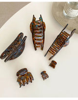 Acetate Hair Claw Clip Large Hair Clip France Fashion Crab Hair Clip Trendy Hair Clips Hair Accessories for Women Girls