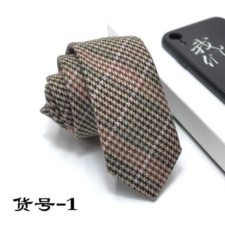 New Style Wool Viscose Tie 6cm Ties Fluffy Solid Color Corbata Slim Striped Necktie Cravat Clothing Accessories Warm Dot Ties